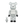 Medicom Toy Be@rbrick Nike SB White 400%