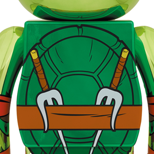 Medicom Toy Be@rbrick TMNT Raphael Chrome 1000%
