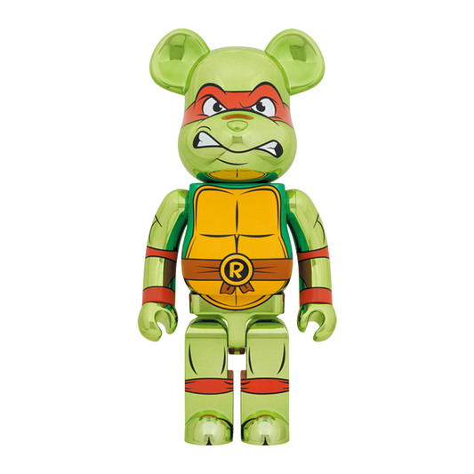 Medicom Toy Be@rbrick TMNT Raphael Chrome 1000%