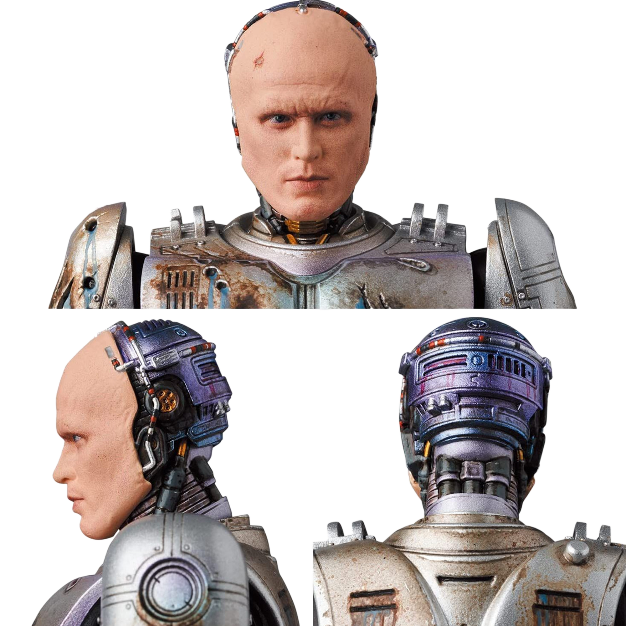 Medicom Toy Mafex 192 Robocop Murphy Head Damage Version
