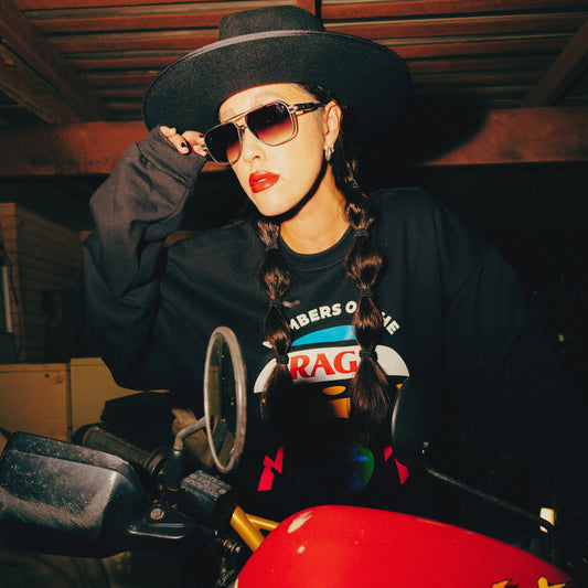 Members Of The Rage Crewneck Big Logo Black