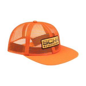 Sci-Fi Fantasy Mesh Hat Orange