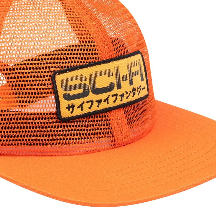 Sci-Fi Fantasy Mesh Hat Orange