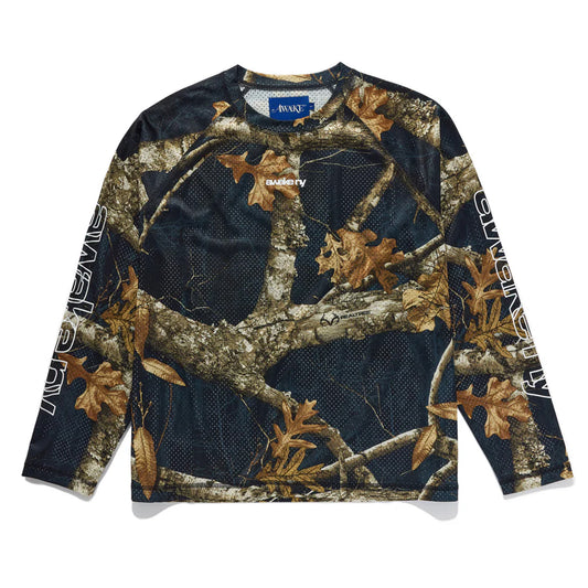 Awake NY Mesh Long-Sleeve Top Shadow