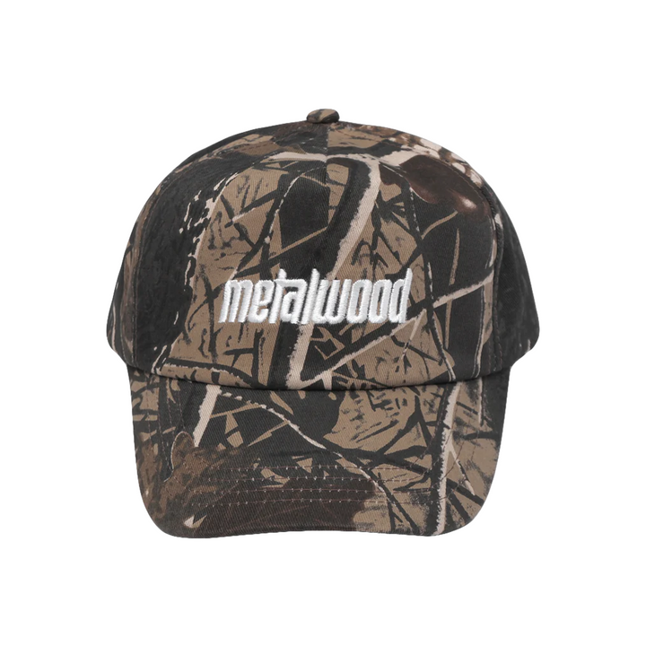 Metalwood Metal Logo 5-Panel Hat Real Leaf Camo