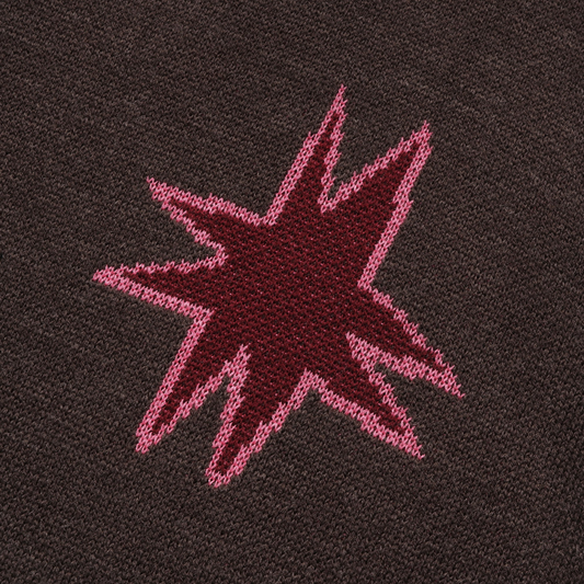 Metalwood Kiki Zip Knit Longsleeve Polo Graphite