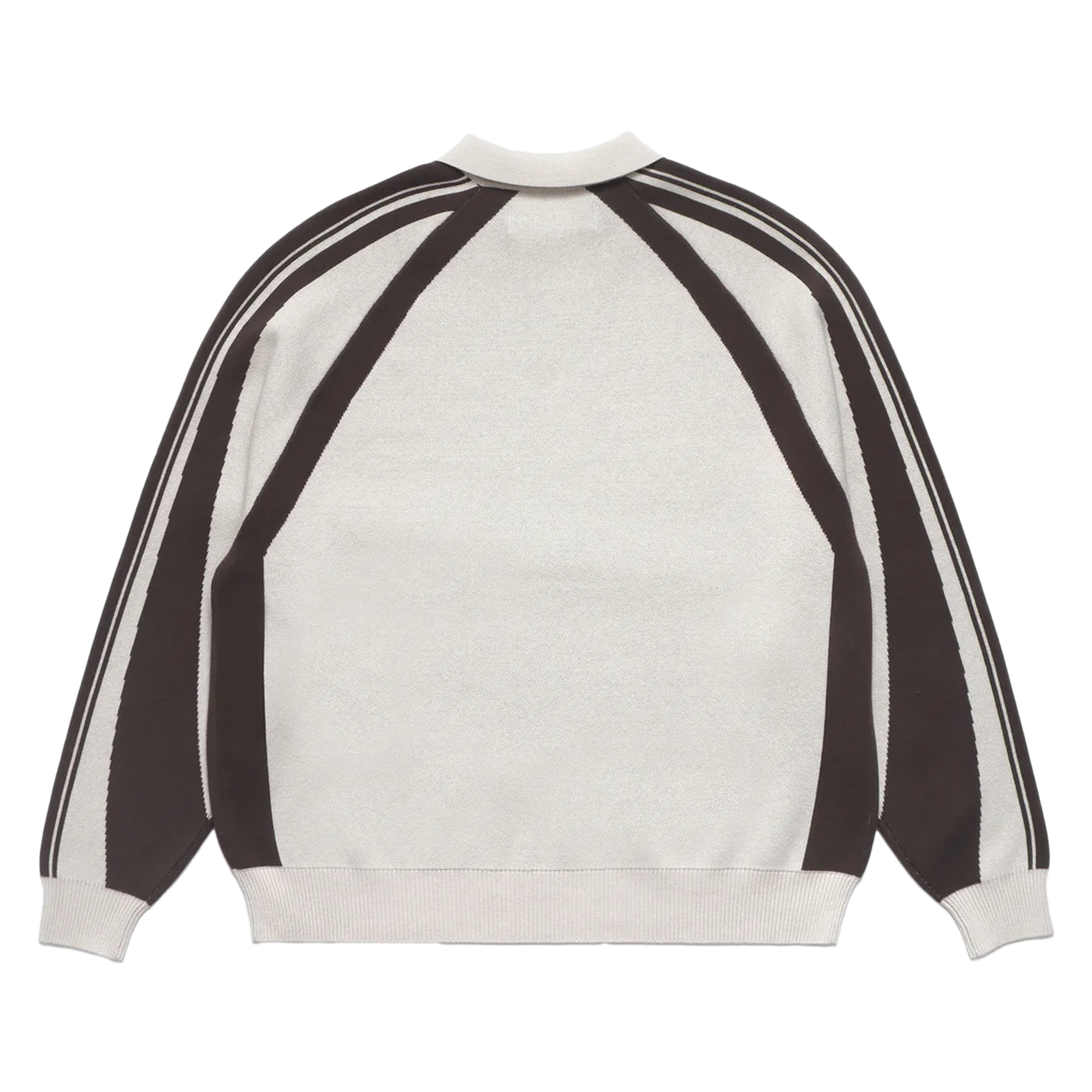 Metalwood Knit Football Top Cream