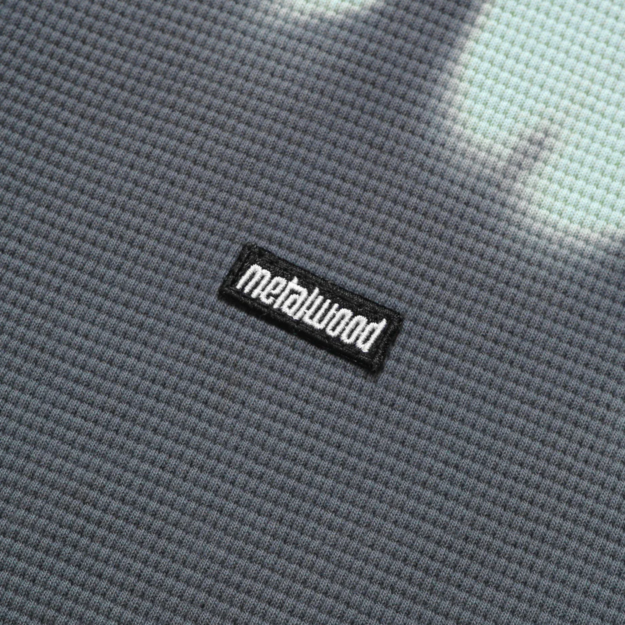 Metalwood Mini Metal Logo Longsleeve Thermal Polo Marine