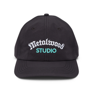 Metalwood Medieval 6-Panel Strapback Hat Black