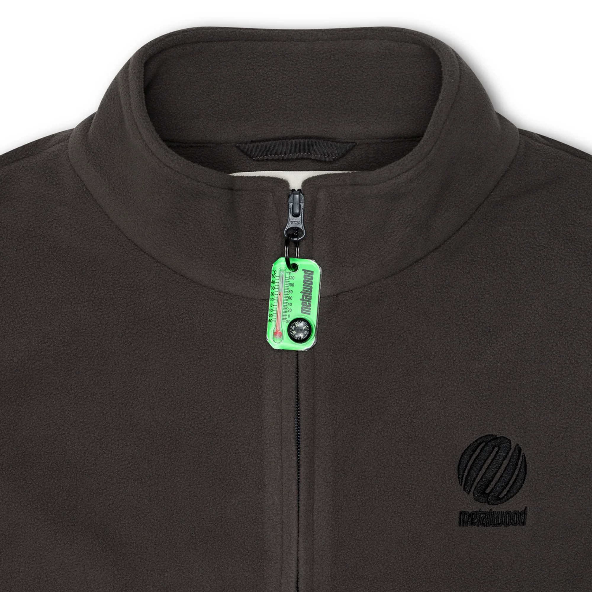 Metalwood Micro Fleece Vest Steel