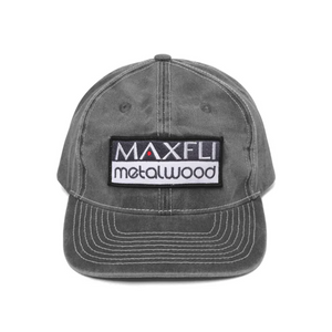 Metalwood X Maxfli Contrast Stitch 6-Panel Hat Black