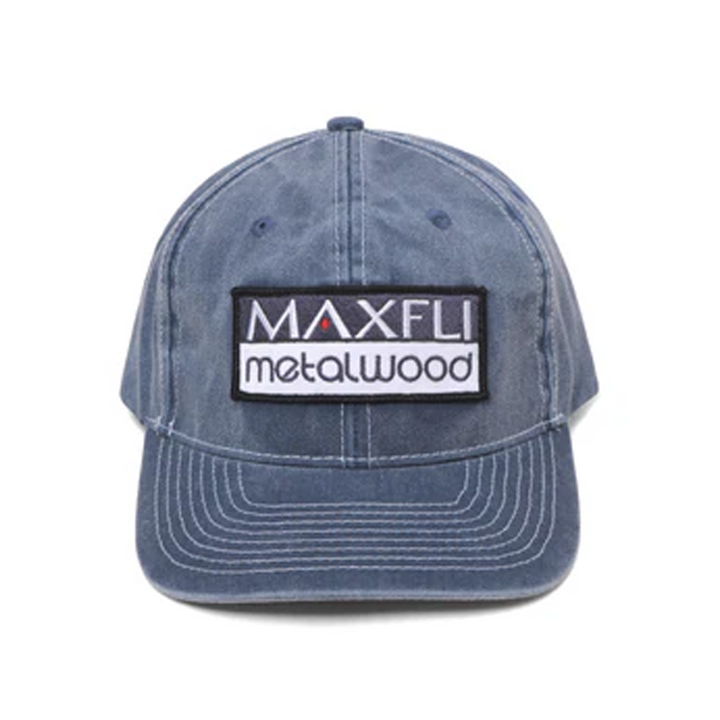 Metalwood X Maxfli Contrast Stitch 6-Panel Hat Navy