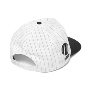 Metalwood X Maxfli Pinstripe 5-Panel Snapback White