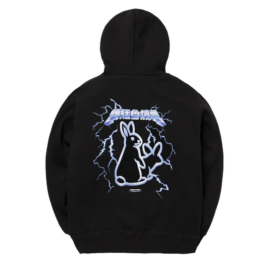 Fxxing Rabbits Metaric Logo Hoodie Black FRC2539