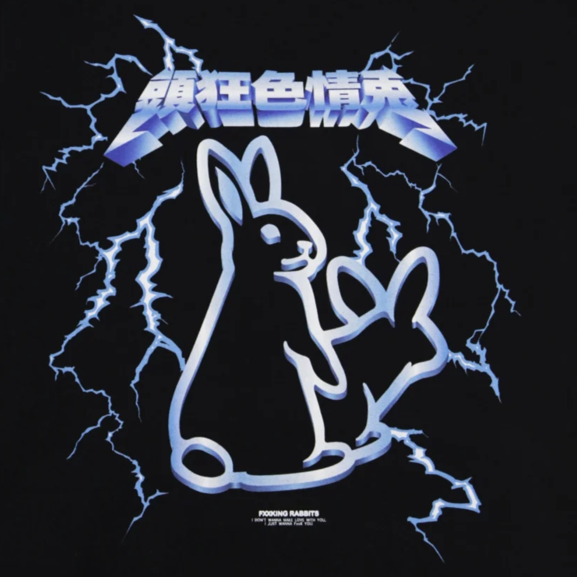 Fxxing Rabbits Metaric Logo Hoodie Black FRC2539