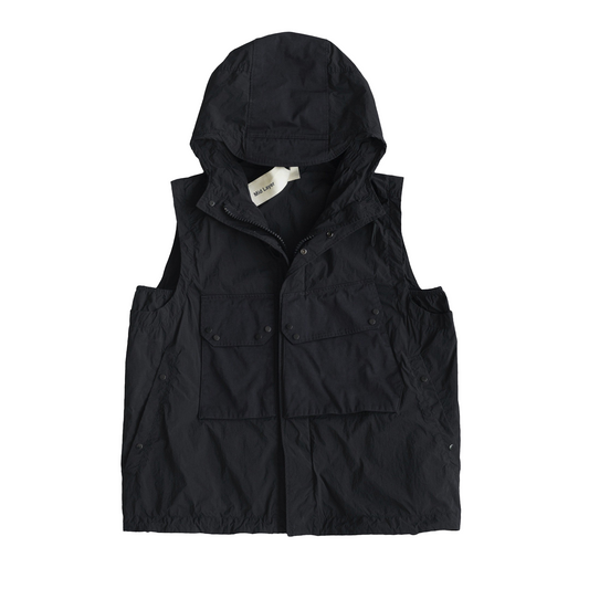 Ten c Mid Layer Hooded Vest Black