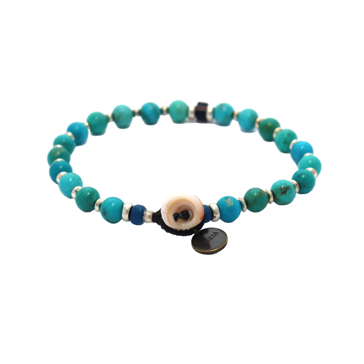 Mikia 6mm Stone Bracelet Turquoise