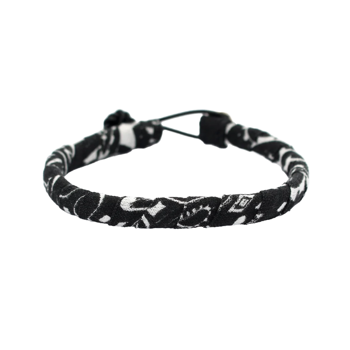 Mikia Bandana Bracelet Black