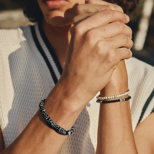 Mikia Bandana Bracelet Black