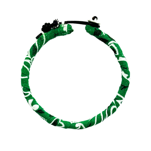 Mikia Bandana Bracelet Green