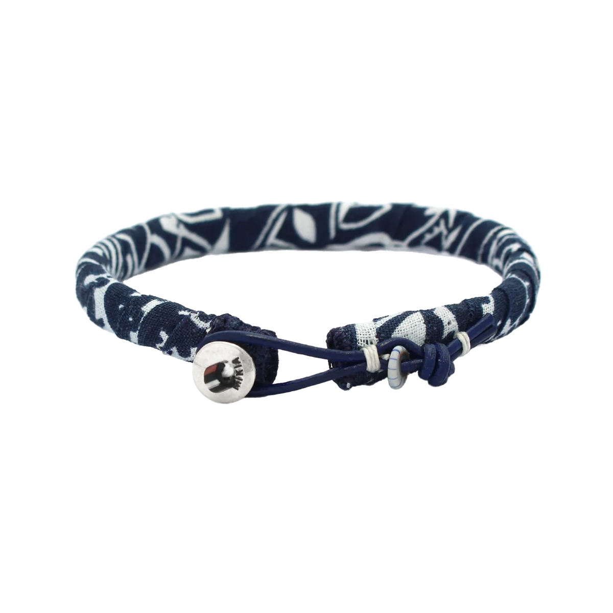 Mikia Bandana Bracelet Navy