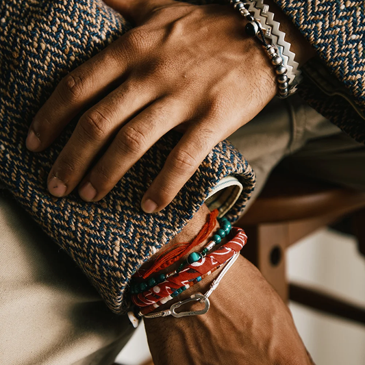 Mikia Bandana Bracelet Red