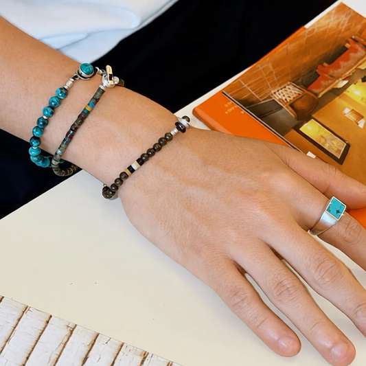 Mikia Circle8 Bracelet Chrysocolla/Chrysocolla
