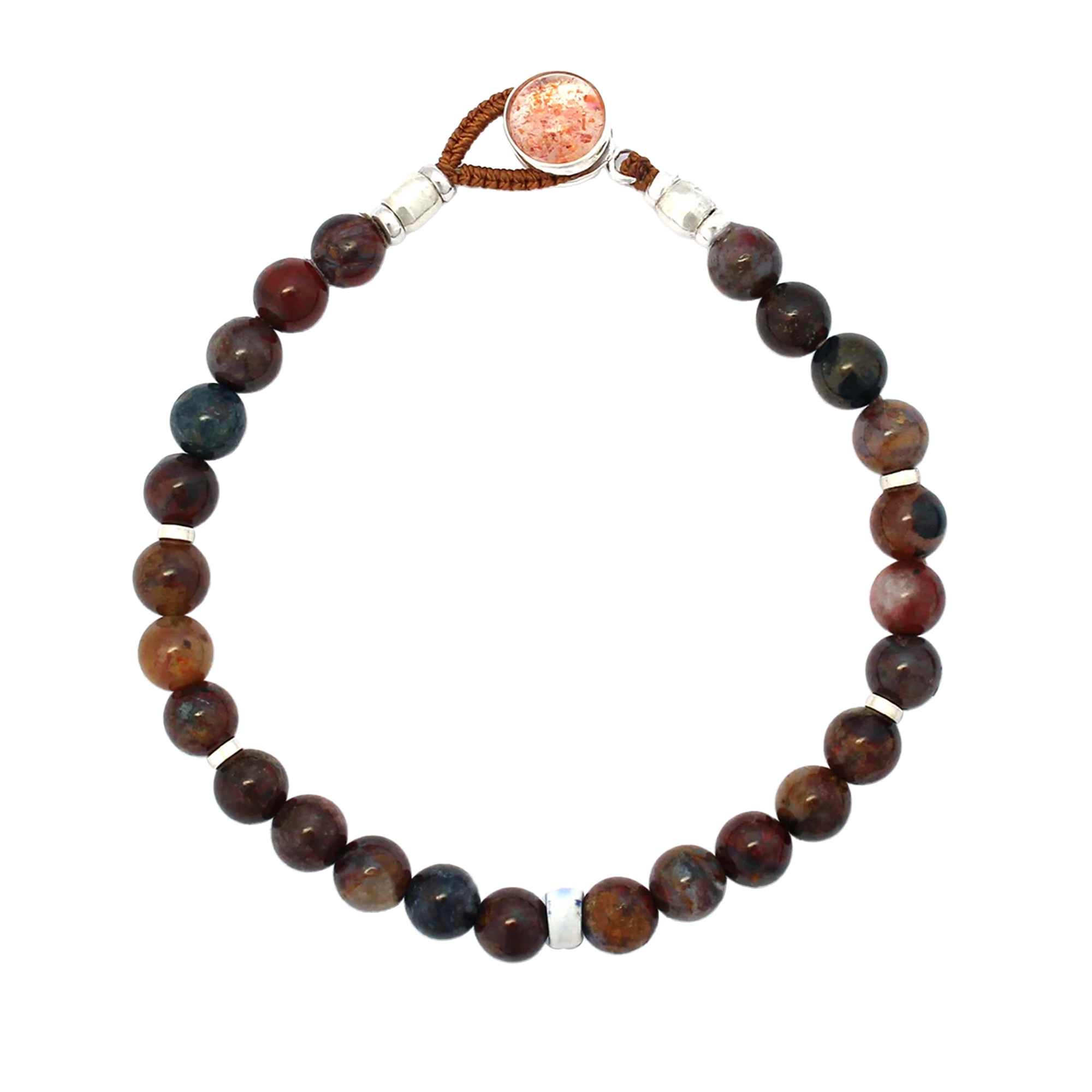 Mikia Circle8 Bracelet Sunstone/Pietersite