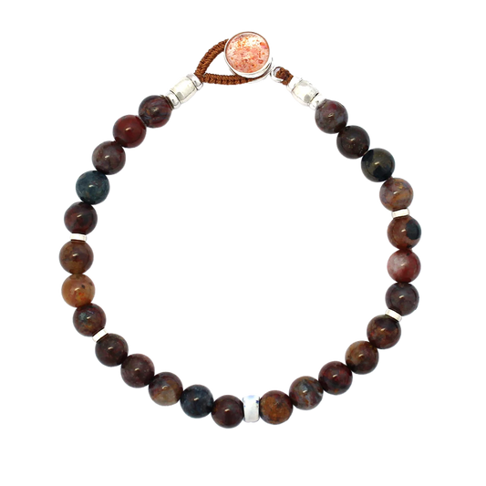 Mikia Circle8 Bracelet Sunstone/Pietersite