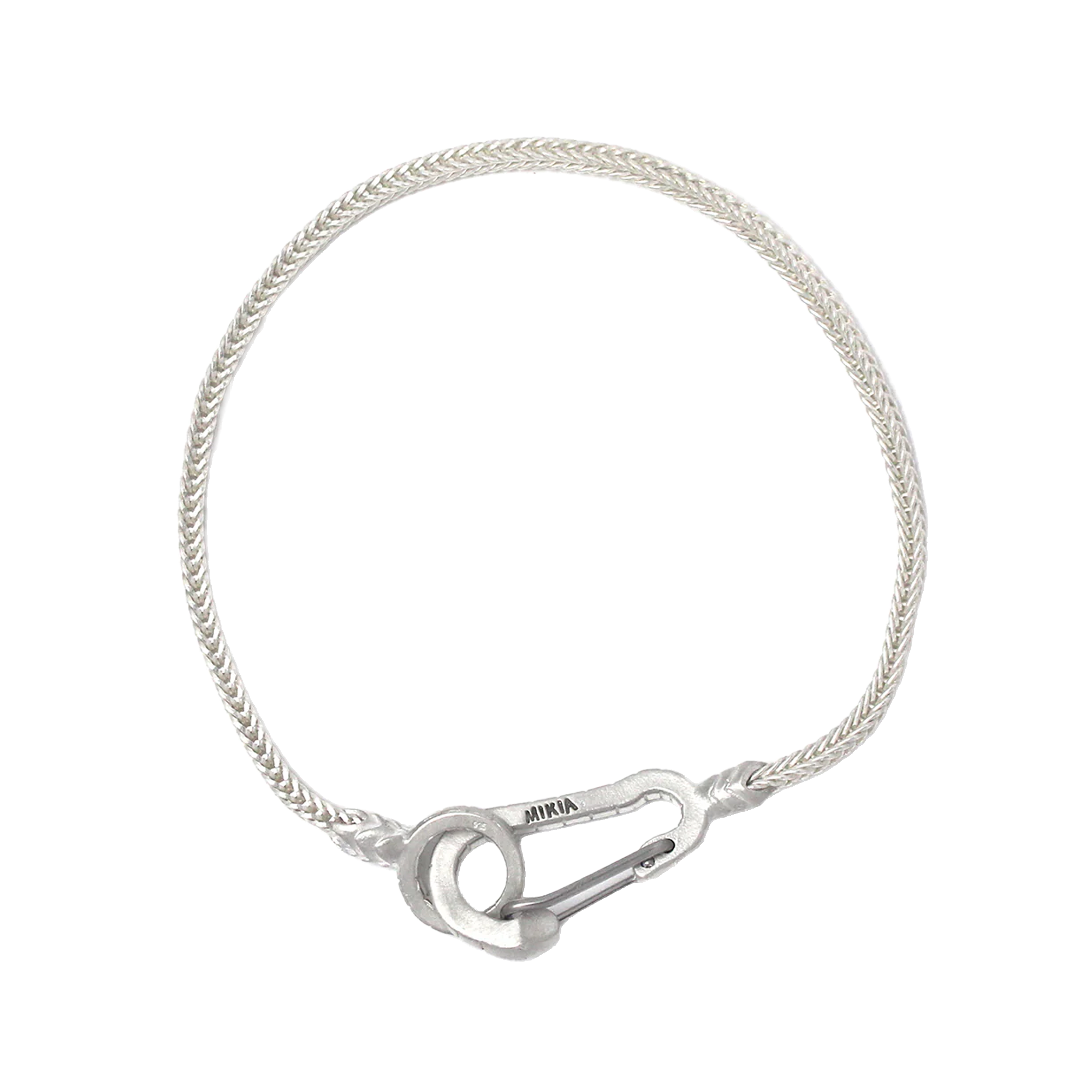 Mikia Snake Karabiner Silver 925