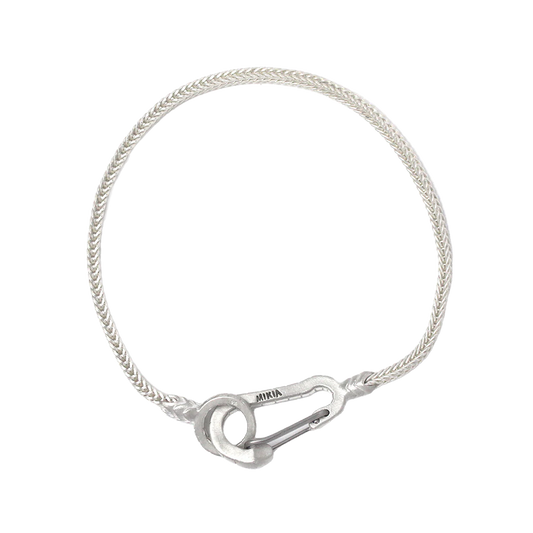 Mikia Snake Karabiner Silver 925