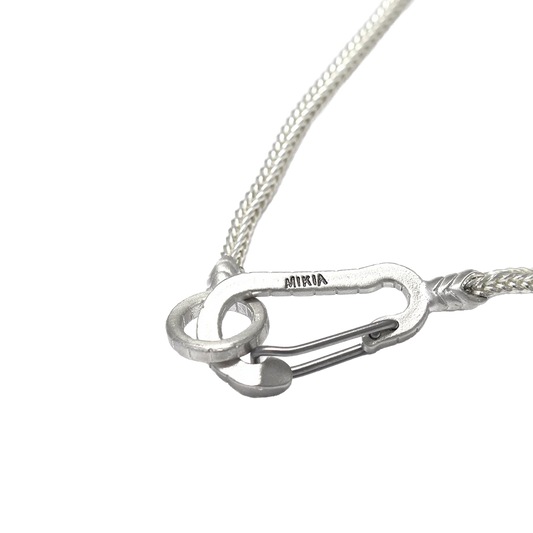 Mikia Snake Karabiner Silver 925