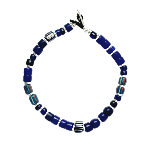 Mikia Trade Beads Navy