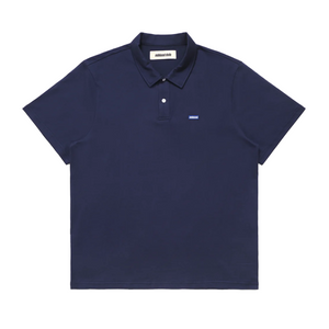 Metalwood Mini Metal Logo Polo Navy