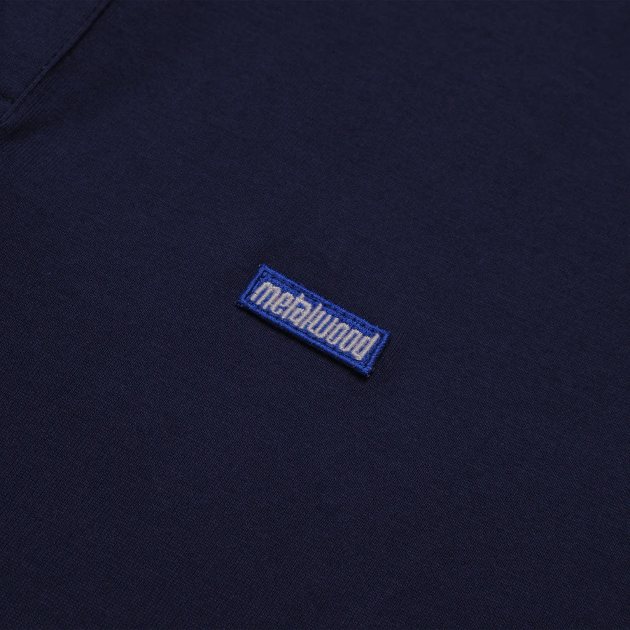 Metalwood Mini Metal Logo Polo Navy