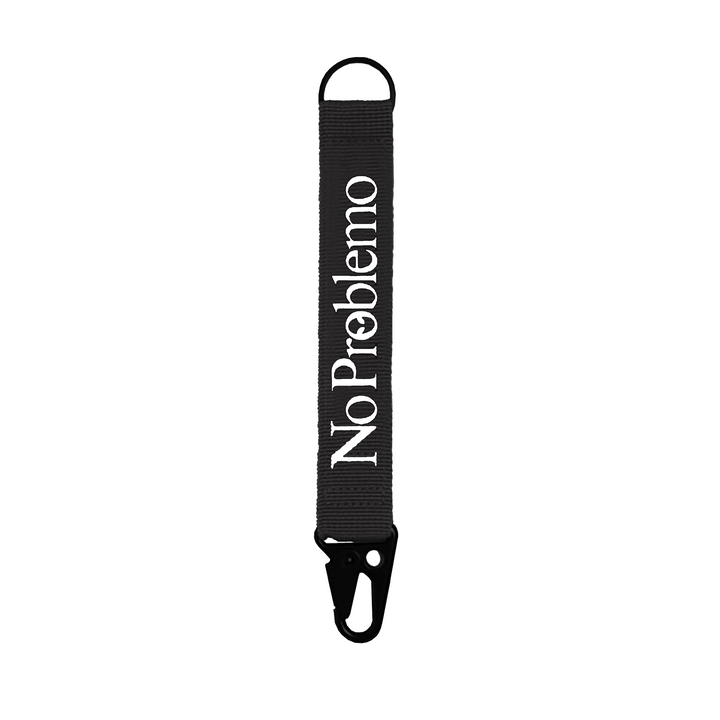 No Problemo Mini Problemo Carabiner Keychain Black