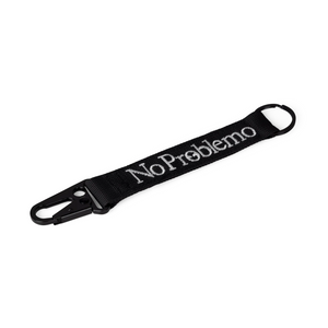 No Problemo Mini Problemo Carabiner Keychain Black