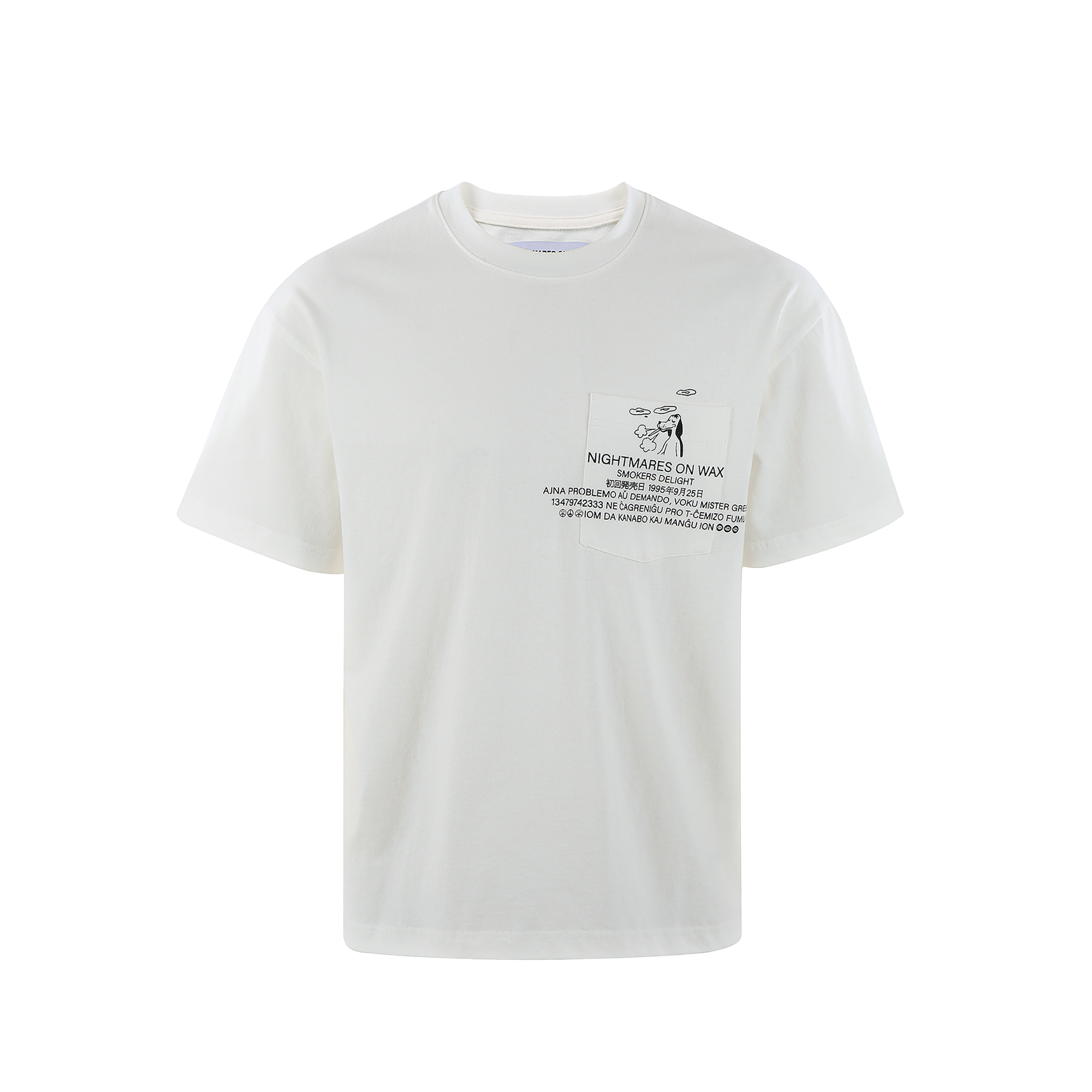 Mister Green Esperanto Pocket T-shirt White