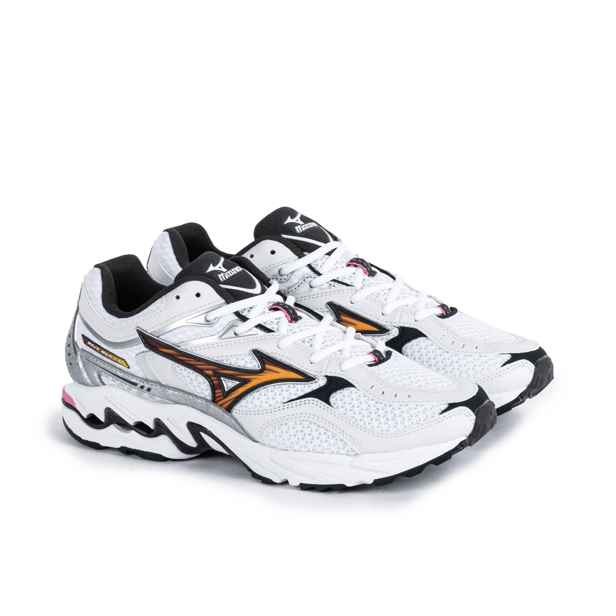 Mizuno Wave Mustang LS OG White/Artisan's Gold/Galaxy Silver D1GA265201