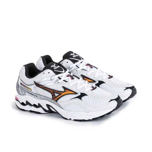 Mizuno Wave Mustang LS OG White/Artisan's Gold/Galaxy Silver D1GA265201