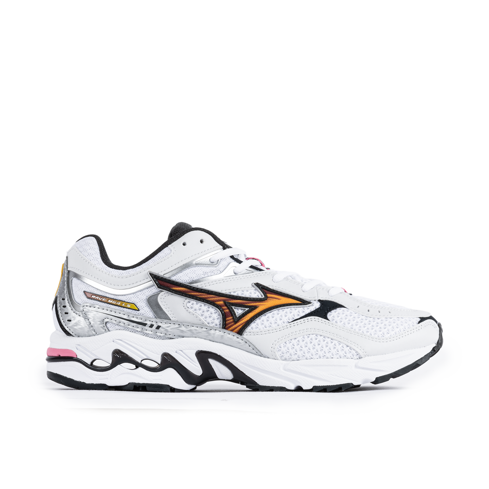 Mizuno Wave Mustang LS OG White/Artisan's Gold/Galaxy Silver D1GA265201