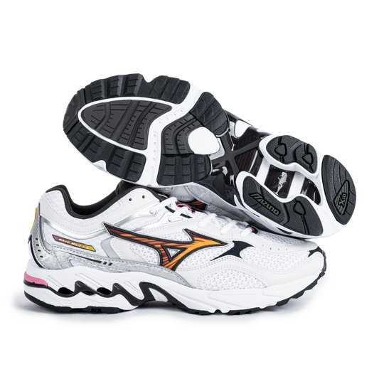 Mizuno Wave Mustang LS OG White/Artisan's Gold/Galaxy Silver D1GA265201
