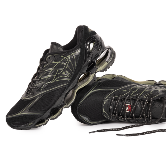 Mizuno x Maharishi Wave Prophecy LS Black/Deep Green D1GD261701