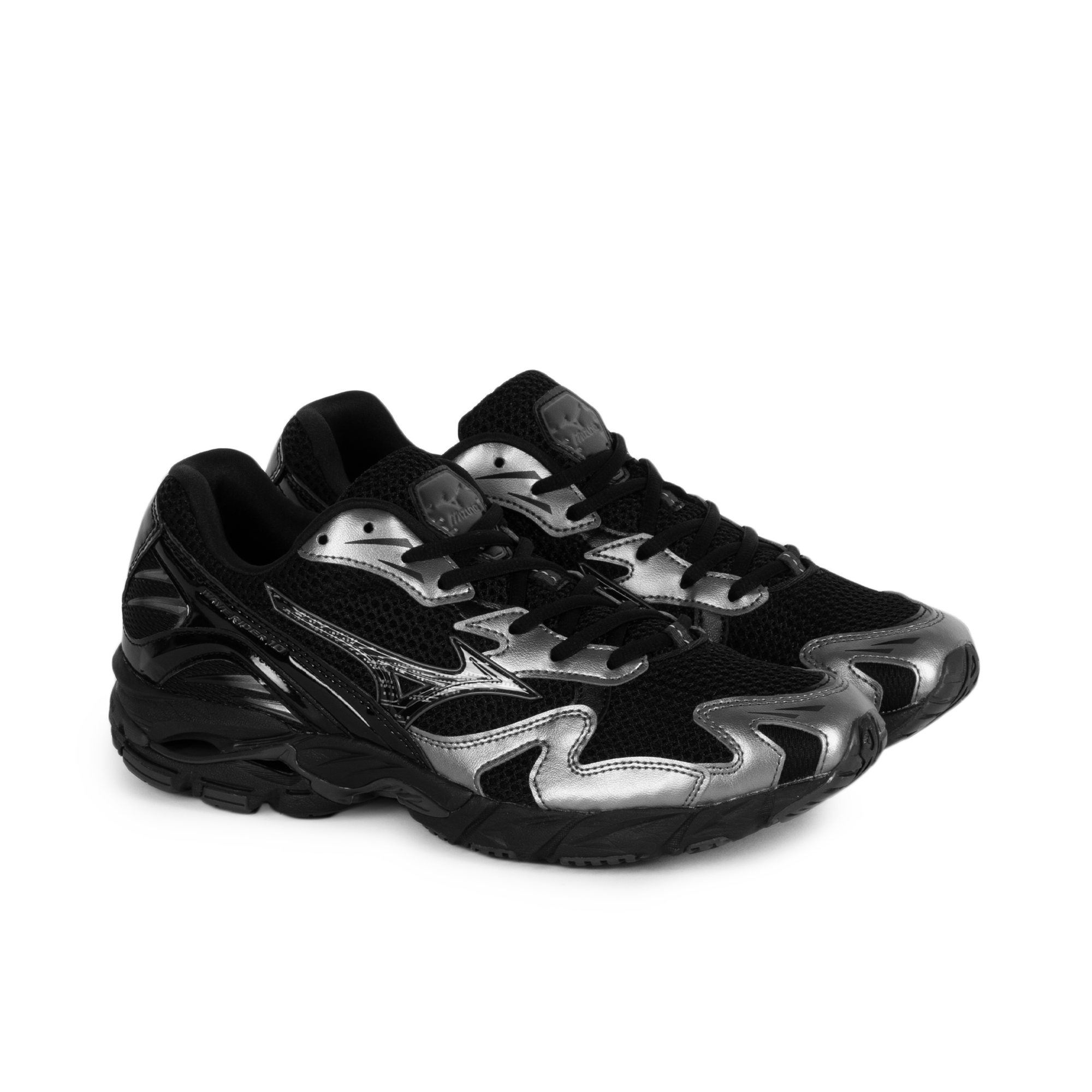 Mizuno Wave Rider 10 Black/Blk Sand/Metallic Gray D1GA261601