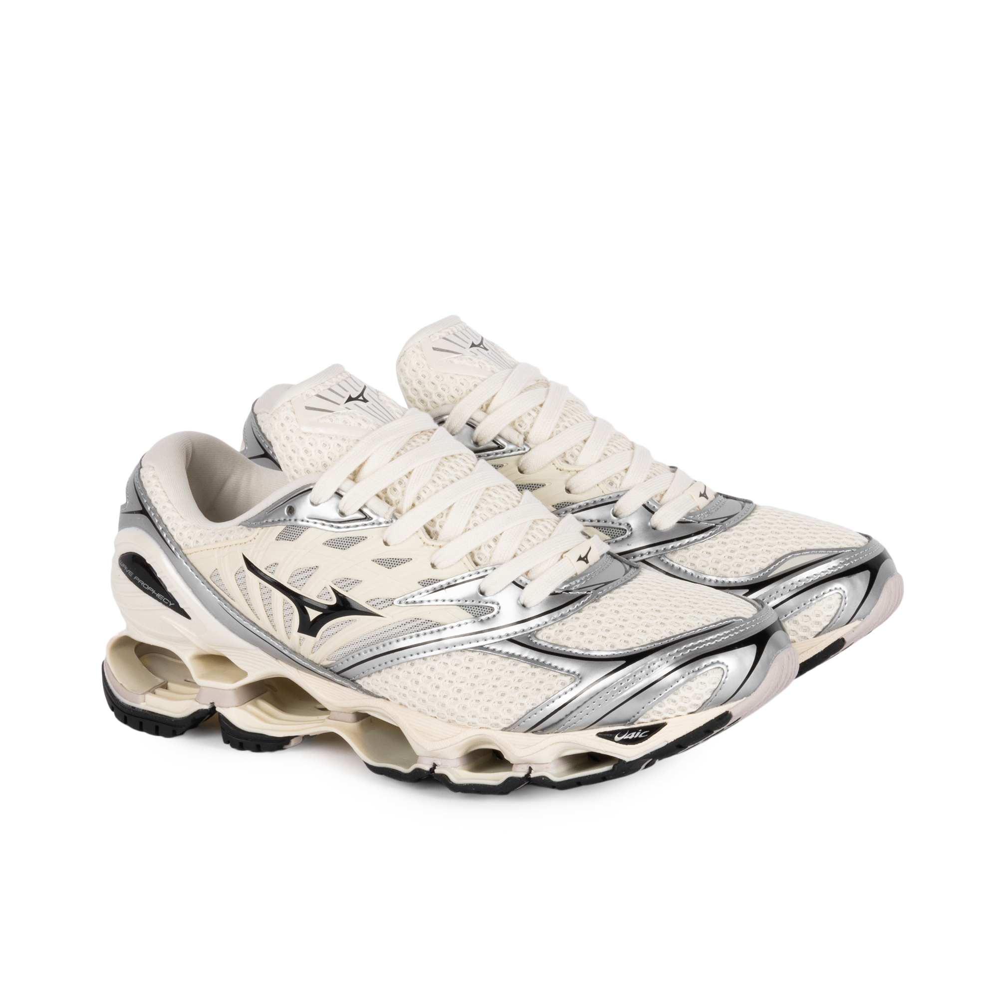 Mizuno Wave Prophecy LS Pristine/Black/Silver D1GA251101
