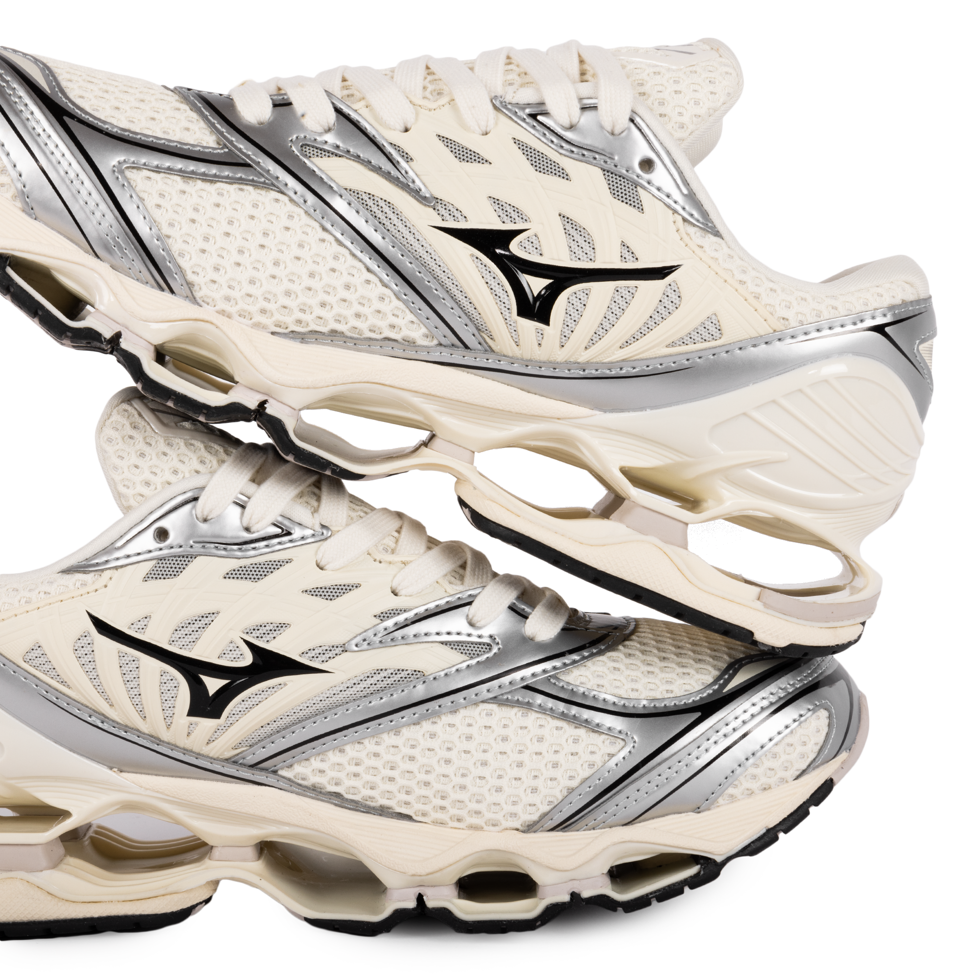 Mizuno Wave Prophecy LS Pristine/Black/Silver D1GA251101