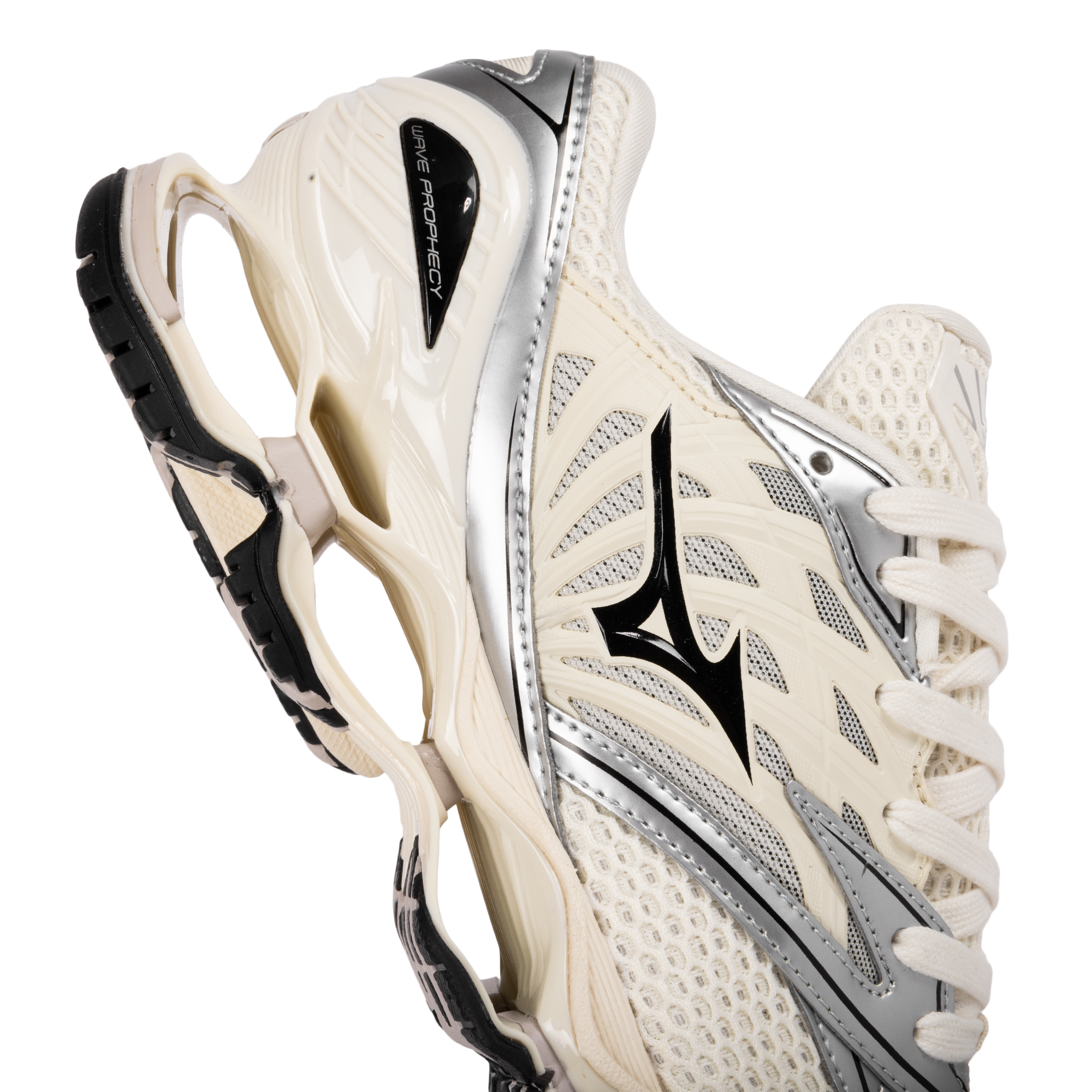 Mizuno Wave Prophecy LS Pristine/Black/Silver D1GA251101