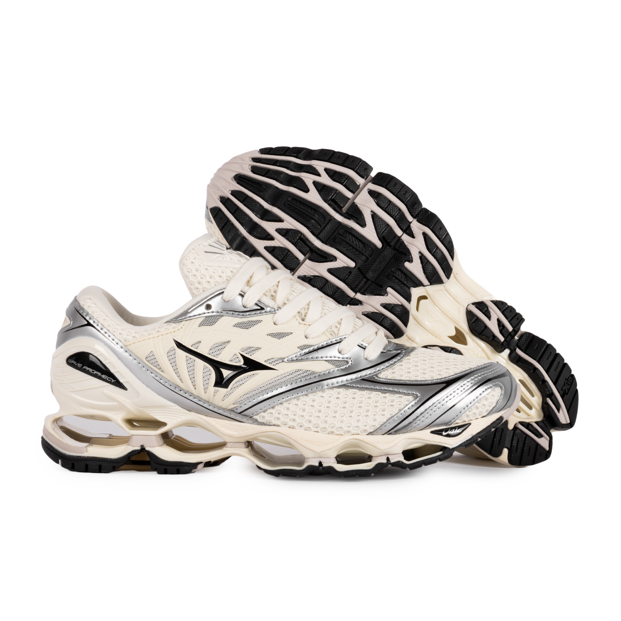 Mizuno Wave Prophecy LS Pristine/Black/Silver D1GA251101