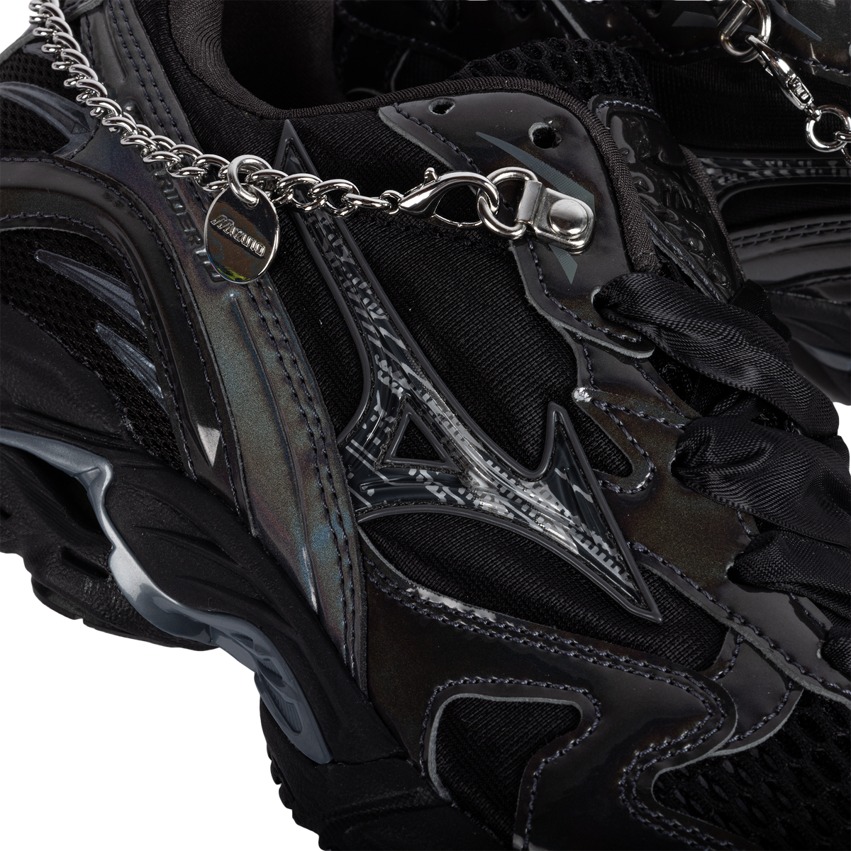 Mizuno Wave Rider 10 Jewels Black/Black Sand/Quiet Shade D1GA260E02