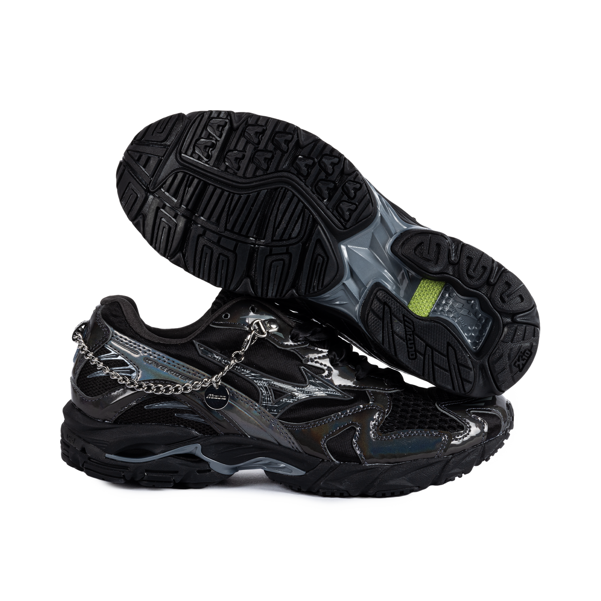 Mizuno Wave Rider 10 Jewels Black/Black Sand/Quiet Shade D1GA260E02